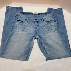 Free People Jeans.  Size 26. Straight leg. Boyfriend Jeans
